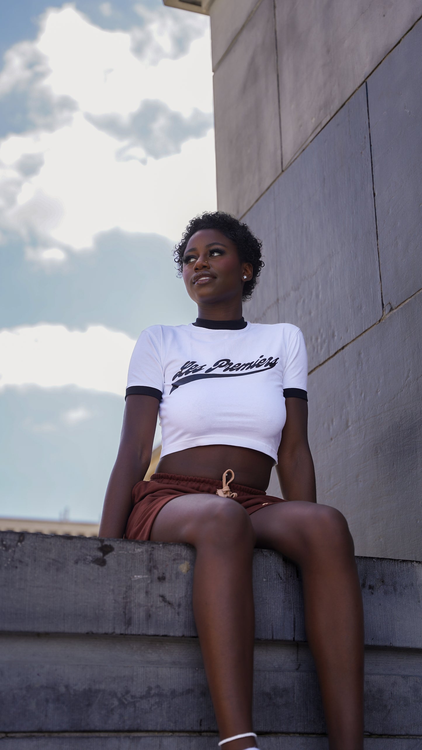 Crop top LP #One White